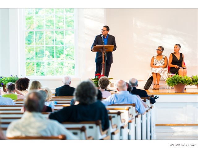 josue speaking stage